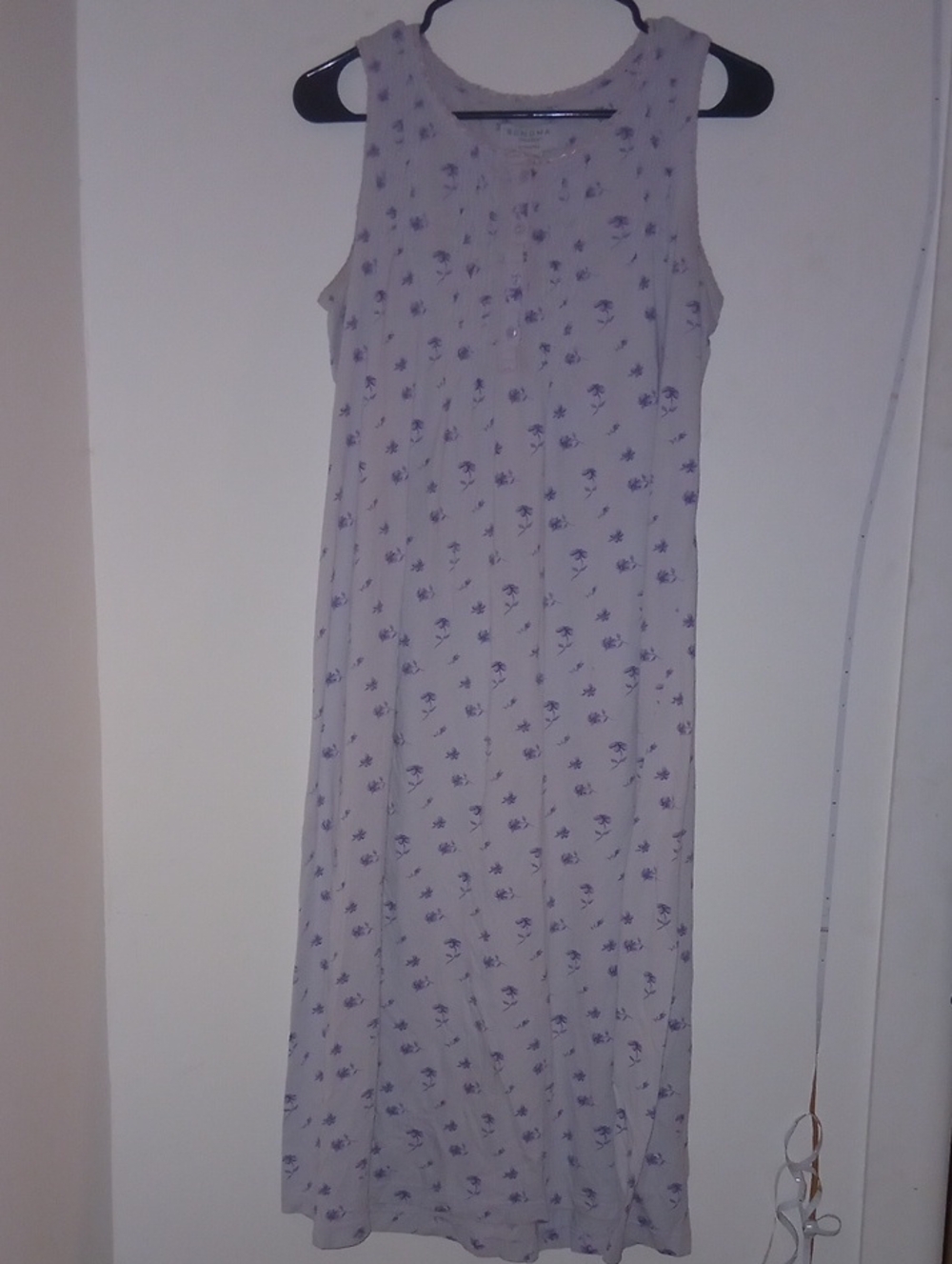 SONOMA Intamates Sleeveless Lavender Floral Maxi Dress Size M